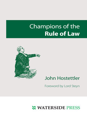 cover image of Champions of the Rule of Law